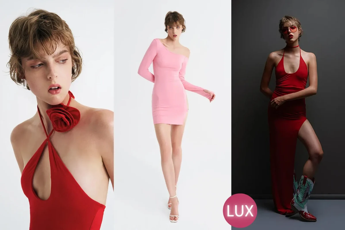 Professional fashion photo shoot